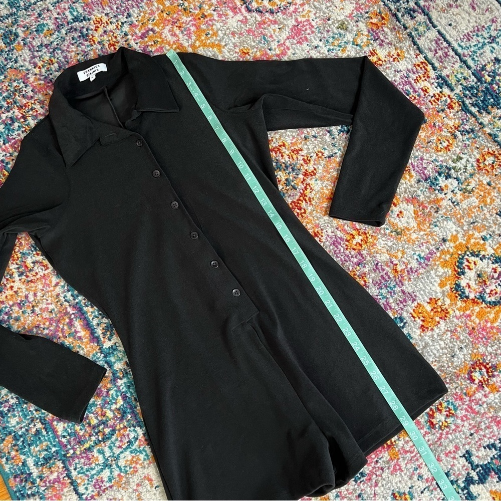 Frankies Bikinis Hayden Terry Black‎ Long Sleeve Romper Large - Picture 12 of 12